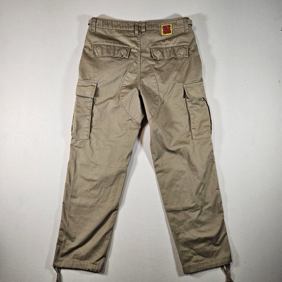 Empyre Jeans Relax Double Knee Bubble Skate Men's 28 Tan Cargo Pocket  Y2K - Picture 3 of 7